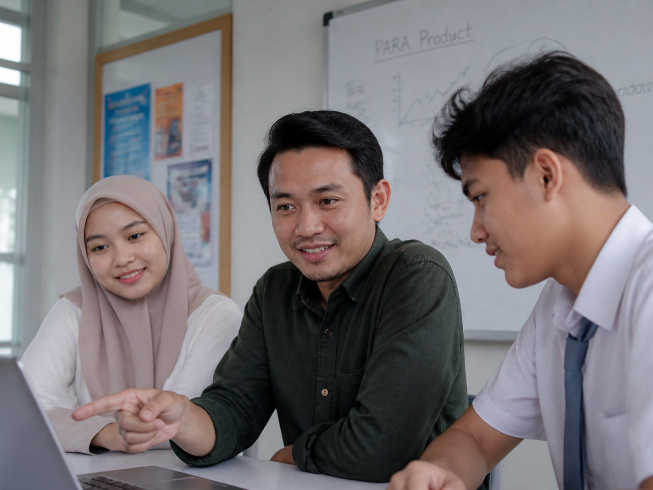 Sesi mentoring daring bersama mentor Falah Academy